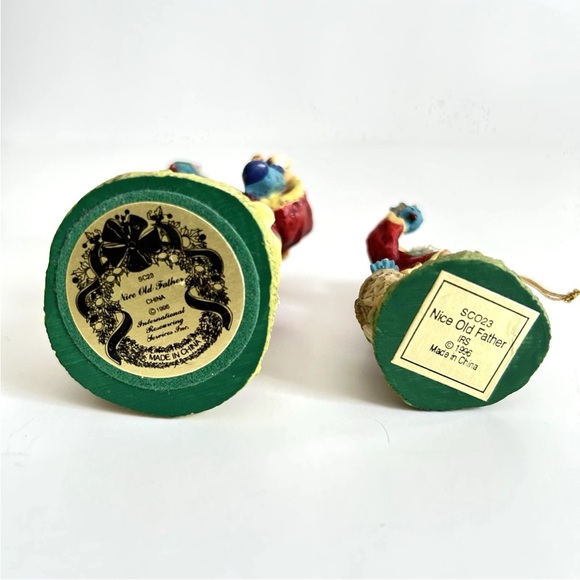 International Christmas Collection 1993-96 set of 6 VTG Santa Claus Figurines - Picture 5 of 6